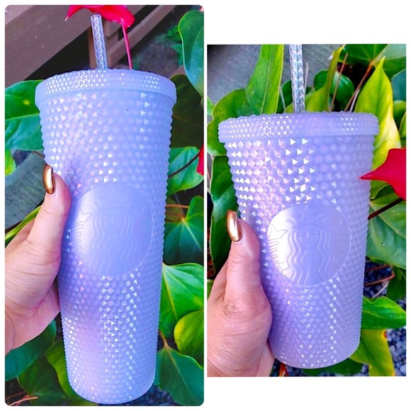 🤍💎NEW Starbucks studded lilac Icy tumbler cup set - Picture 3 of 8